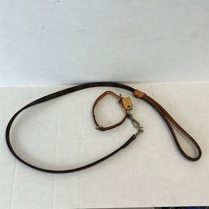 Louis Vuitton mini dog collar and leash